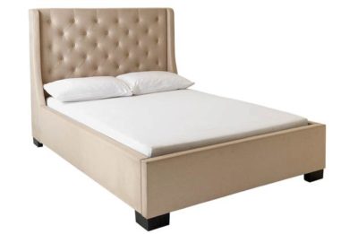 Heart of House Levena Quilted Kingsize Bed Frame - Natural.